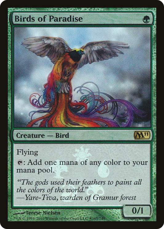 Birds of Paradise (BABP-165★) - Magic 2011 Promos Foil