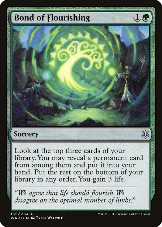 Bond of Flourishing (WAR-155) - War of the Spark Foil