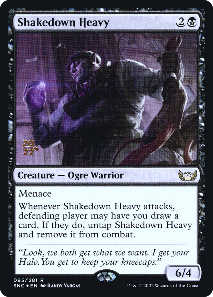 Shakedown Heavy (PSNC-95S) - Streets of New Capenna Promos Foil