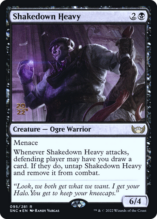 Shakedown Heavy (PSNC-95S) - Streets of New Capenna Promos Foil