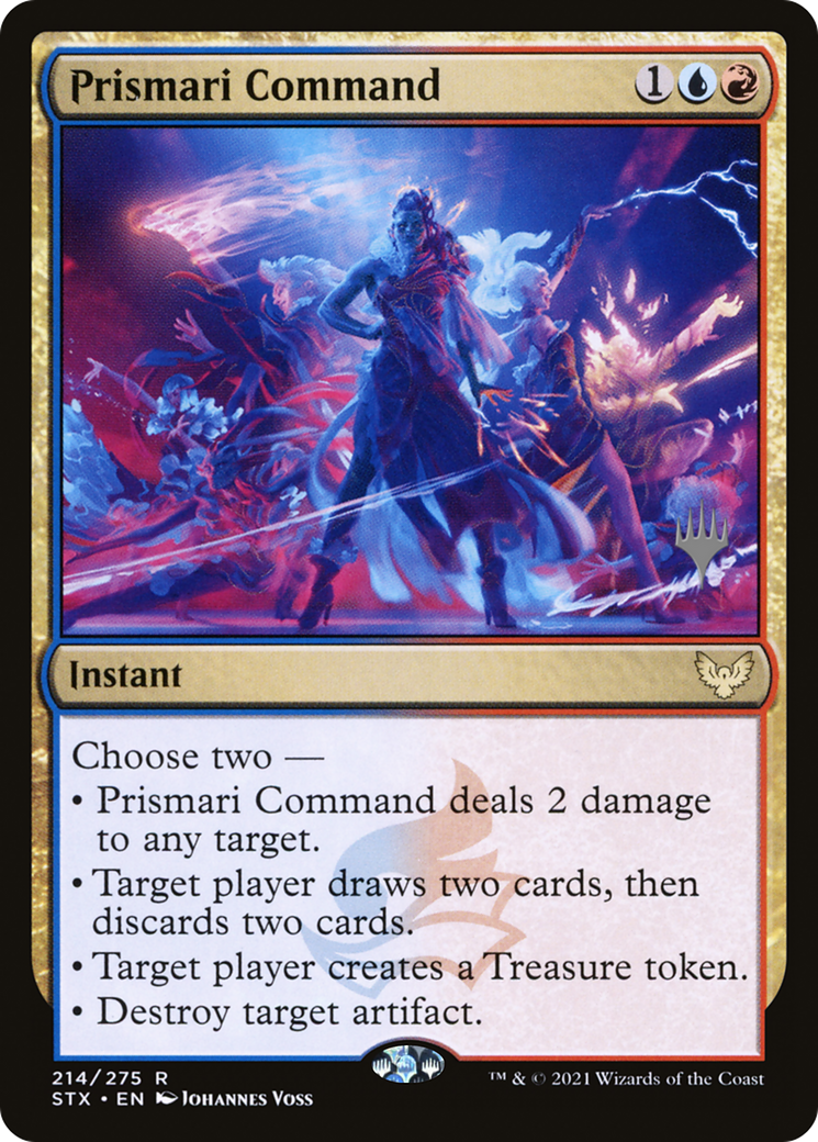 Prismari Command (PSTX-214P) - Strixhaven: School of Mages Promos