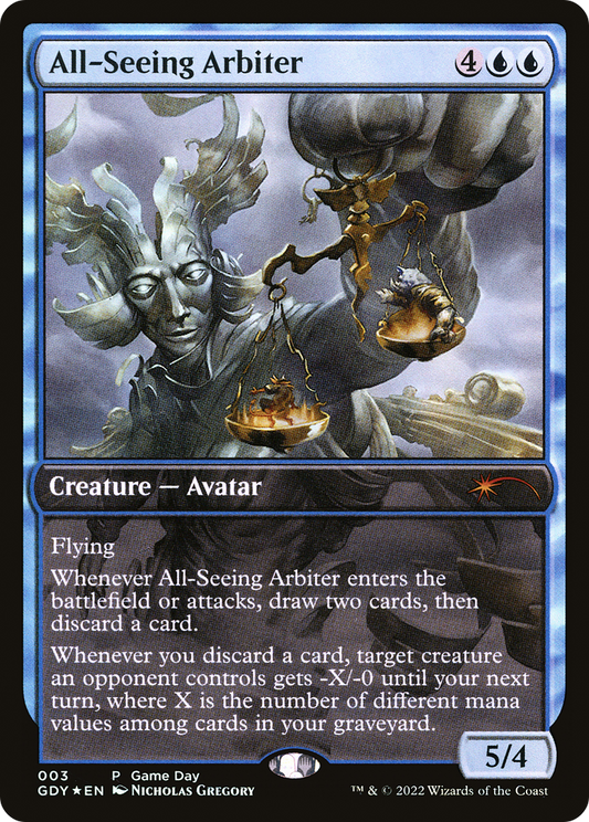 All-Seeing Arbiter (GDY-003) - Game Day Promos Foil