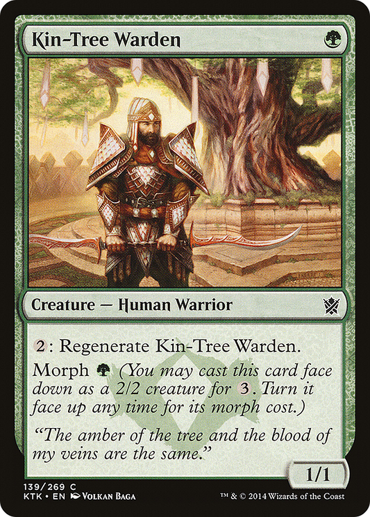 Kin-Tree Warden (KTK-139) - Khans of Tarkir Foil