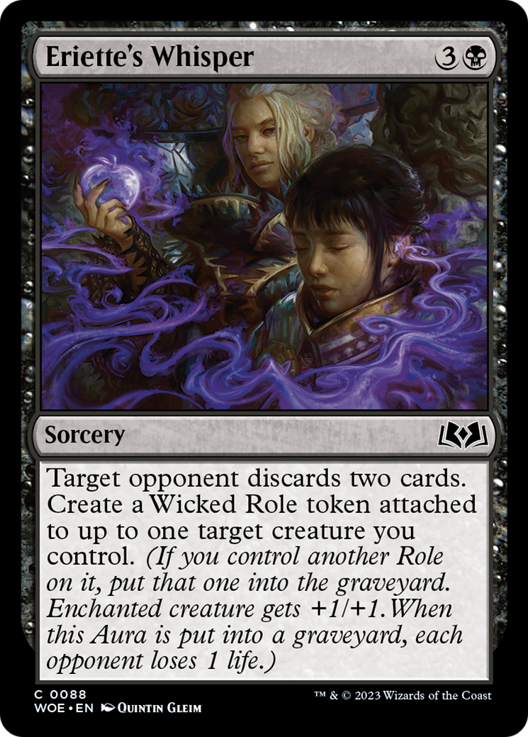 Eriette's Whisper  (WOE-088) - Wilds of Eldraine
