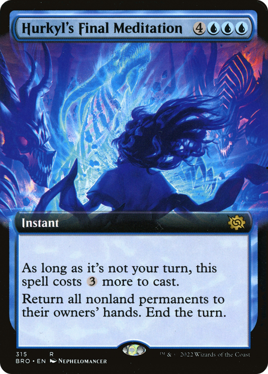Hurkyl's Final Meditation (BRO-315) - The Brothers' War: (Extended Art) Foil