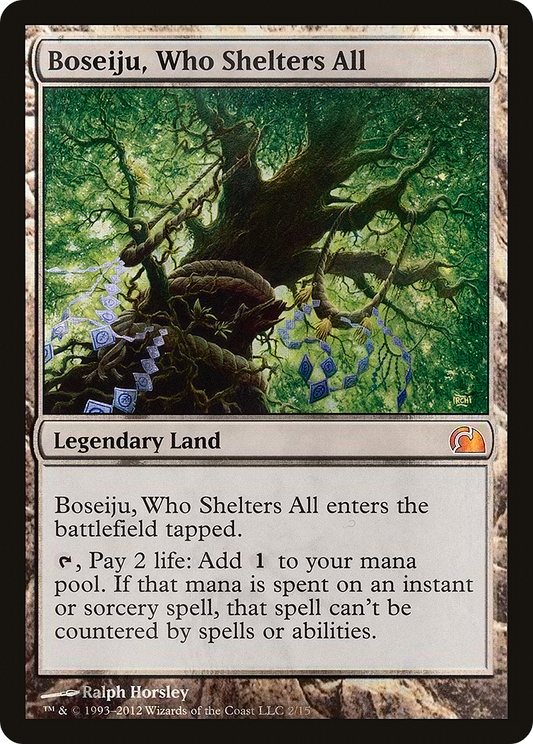 Boseiju, Who Shelters All (V12-002) - From the Vault: Realms Foil