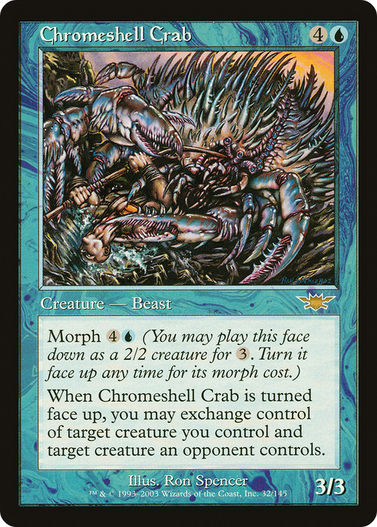 Chromeshell Crab (LGN-032) - Legions Foil