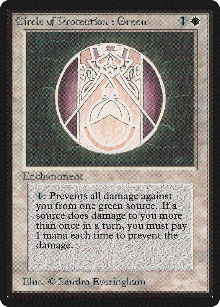 Circle of Protection: Green (LEB-012) - Limited Edition Beta