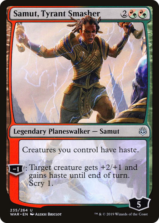 Samut, Tyrant Smasher (WAR-235) - War of the Spark Foil