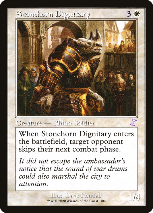 Stonehorn Dignitary (TSR-304) - Time Spiral Remastered