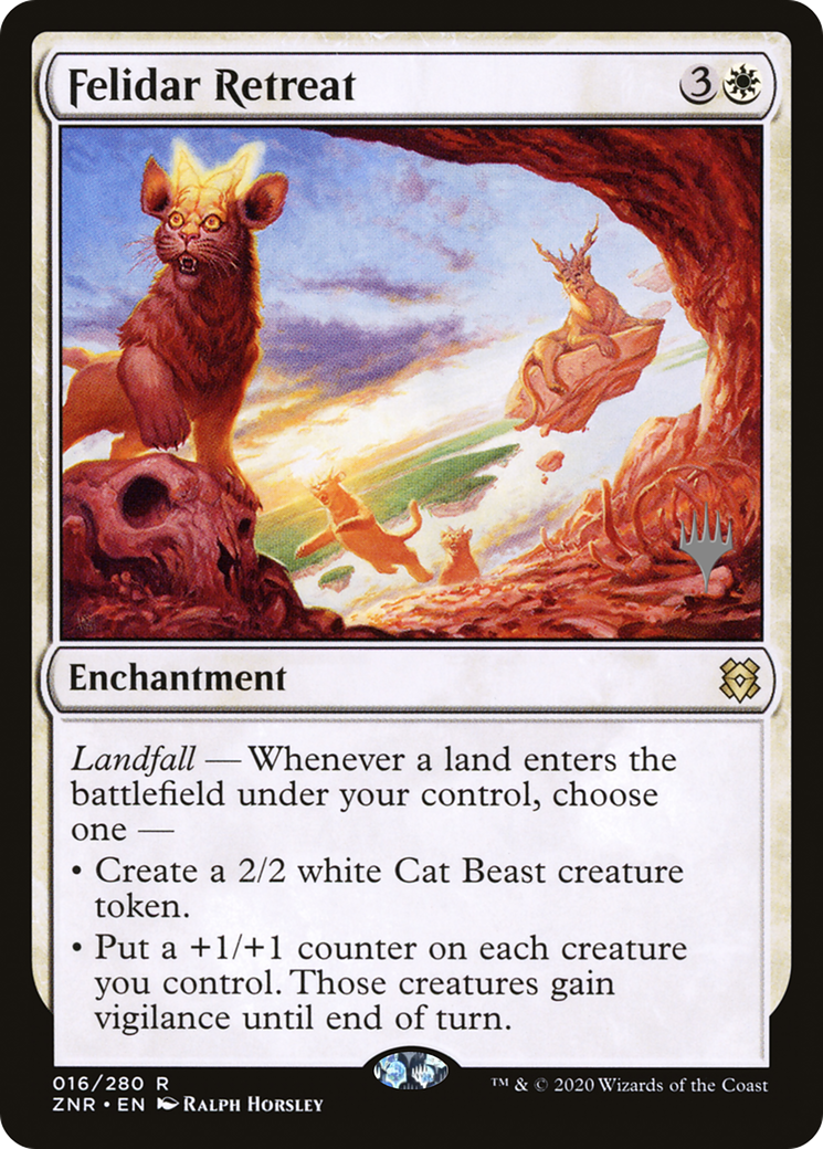 Felidar Retreat (PPZNR-16P) - Zendikar Rising Promos Foil (Promo Pack)