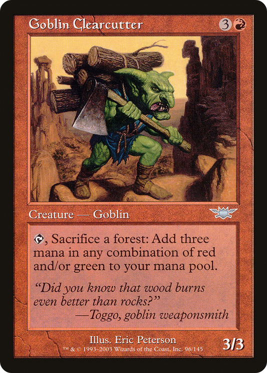 Goblin Clearcutter (LGN-096) - Legions Foil