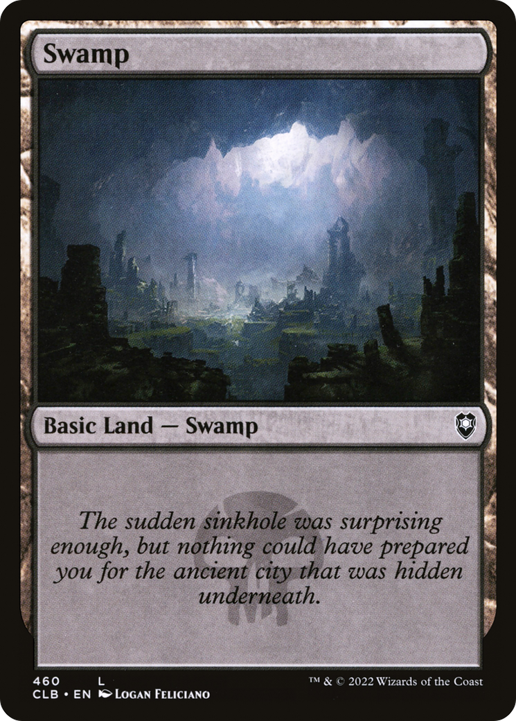 Swamp (CLB-460) - Commander Legends: Battle for Baldur's Gate Foil