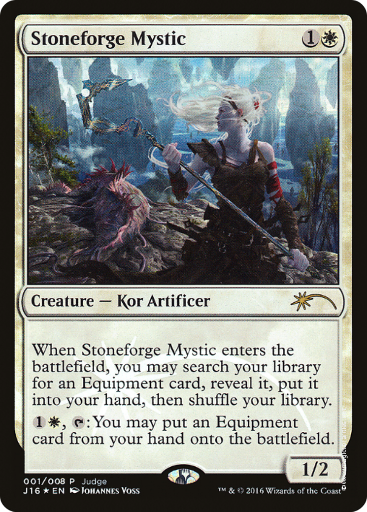 Stoneforge Mystic (J16-001) - Judge Gift Cards 2016 Foil