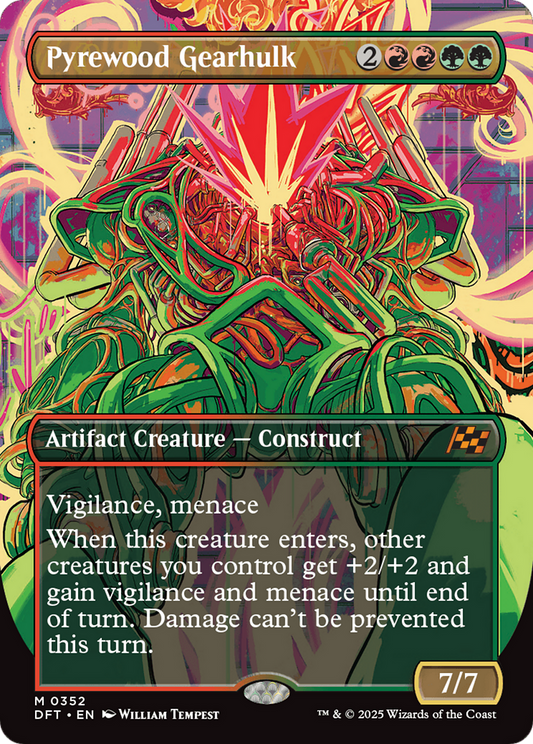 Pyrewood Gearhulk  (Borderless)(DFT-352) - Aetherdrift