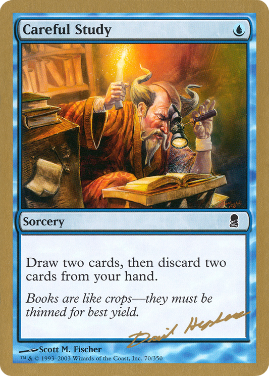 Careful Study (WC03-DH70) - World Championship Decks 2003