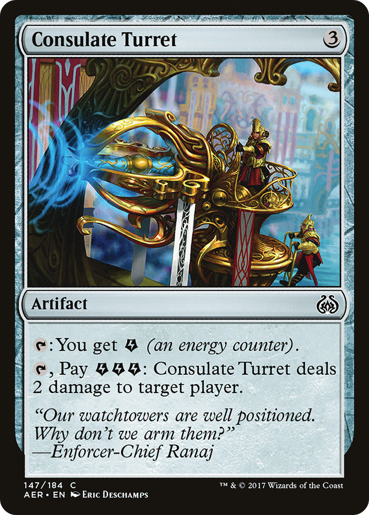 Consulate Turret (AER-147) - Aether Revolt Foil