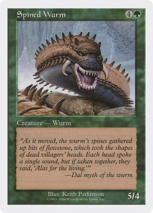 Spined Wurm (PMEI-011) - Media Inserts