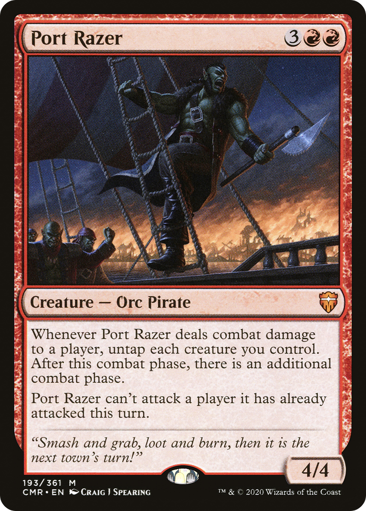 Port Razer (CMR-193) - Commander Legends Foil