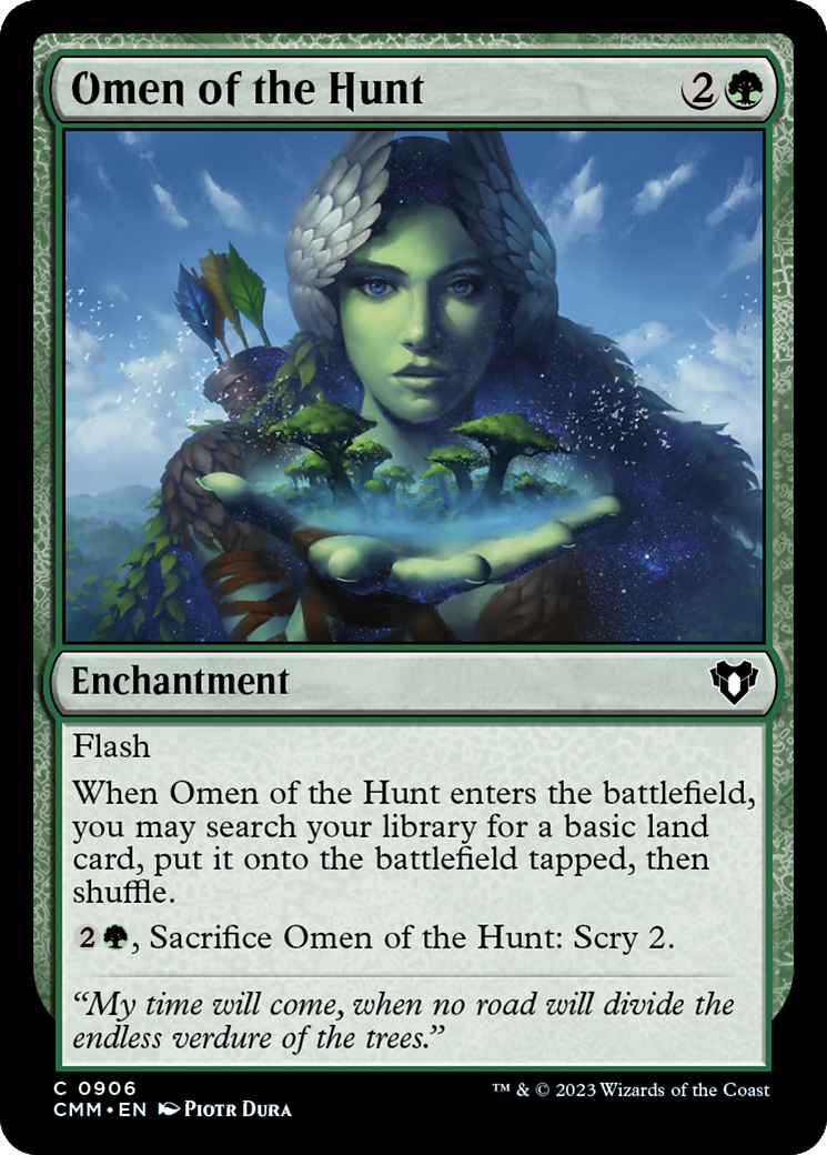 Omen of the Hunt (CMM-906) - Commander Masters