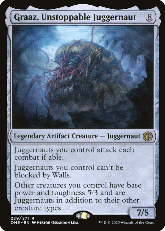 Graaz, Unstoppable Juggernaut (ONE-229) - Phyrexia: All Will Be One Foil