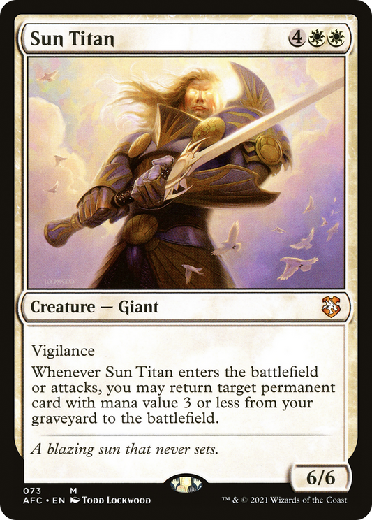 Sun Titan (AFC-073) - Forgotten Realms Commander