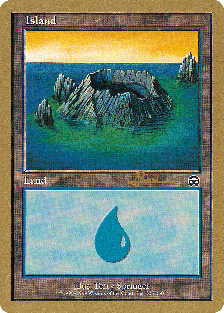 Island (WC01-AR335B) - World Championship Decks 2001