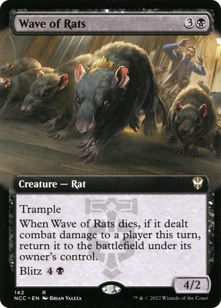 Wave of Rats (NCC-142) - New Capenna Commander: (Extended Art)