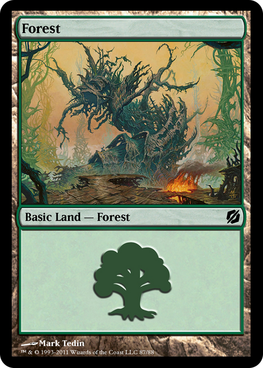 Forest (TD2-087) - Duel Decks: Mirrodin Pure vs. New Phyrexia