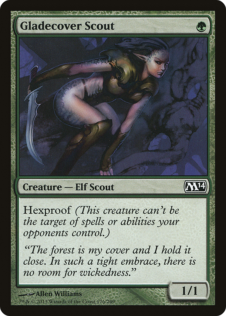 Gladecover Scout (M14-176) - Magic 2014 Foil