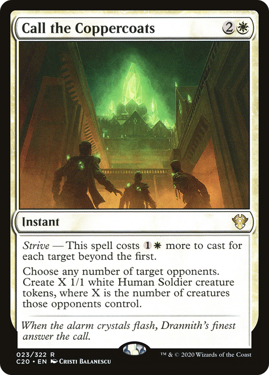 Call the Coppercoats (C20-023) - Commander 2020