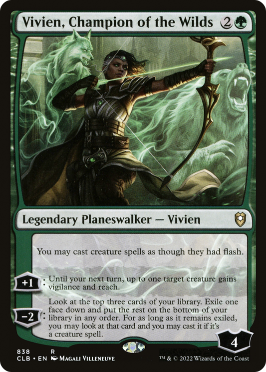 Vivien, Champion of the Wilds (CLB-838) - Commander Legends: Battle for Baldur's Gate