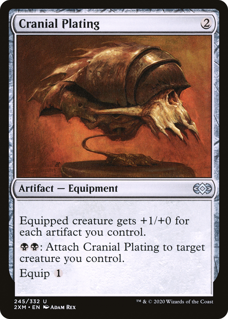 Cranial Plating (2XM-245) - Double Masters Foil