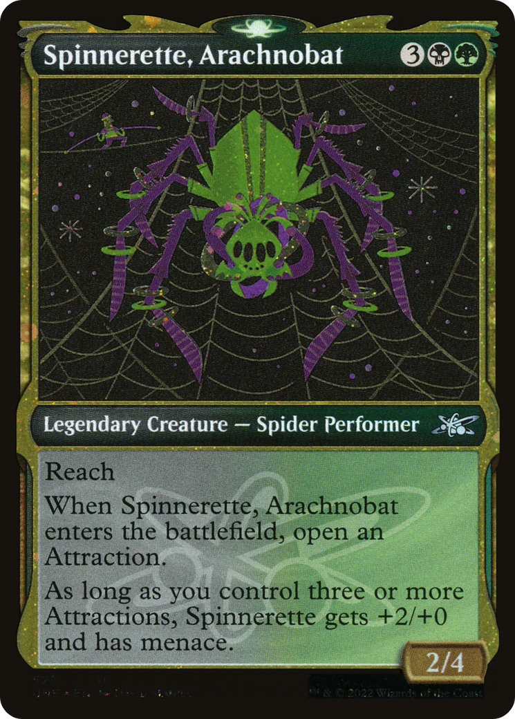 Spinnerette, Arachnobat (UNF-522) - Unfinity: (Showcase) Foil