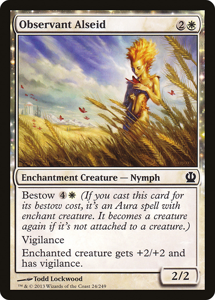 Observant Alseid (THS-024) - Theros Foil
