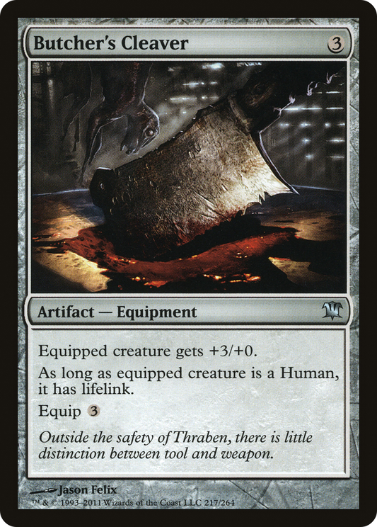 Butcher's Cleaver (ISD-217) - Innistrad Foil