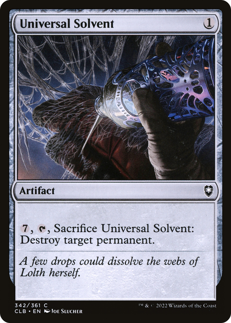 Universal Solvent (CLB-342) - Commander Legends: Battle for Baldur's Gate Foil