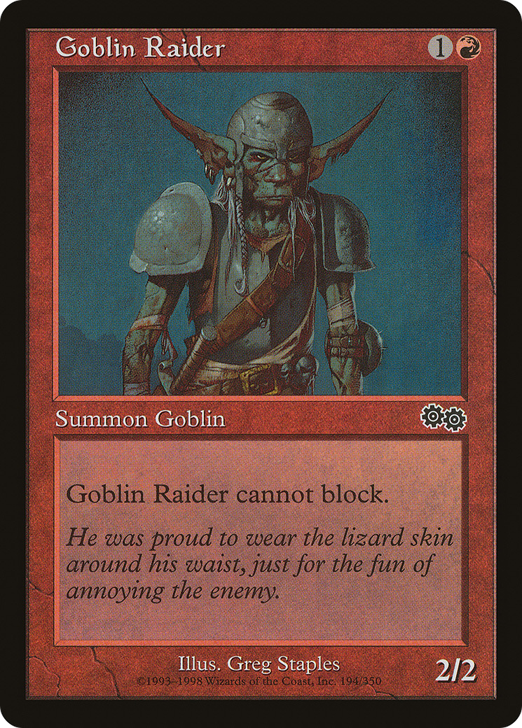 Goblin Raider (USG-194) - Urza's Saga