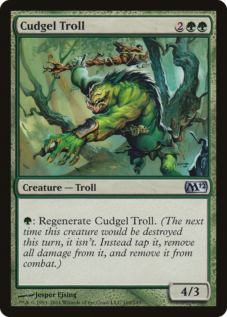 Cudgel Troll (M12-169) - Magic 2012 Foil