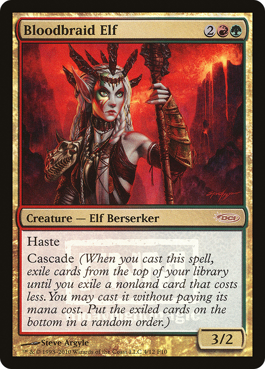 Bloodbraid Elf (FNM-004) - Friday Night Magic 2010 Foil