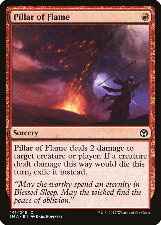 Pillar of Flame (IMA-141) - Iconic Masters Foil