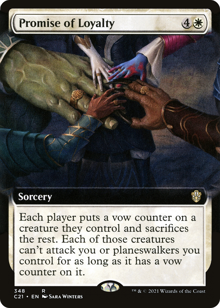 Promise of Loyalty (C21-348) - Commander 2021: (Extended Art)