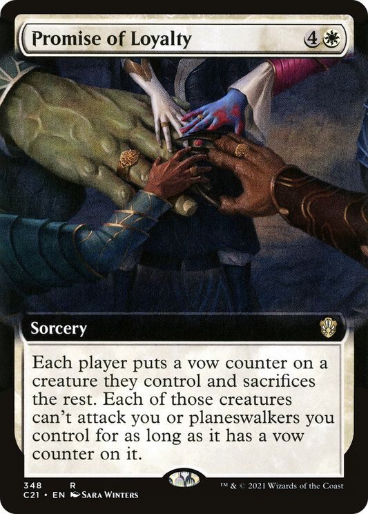 Promise of Loyalty (C21-348) - Commander 2021: (Extended Art)