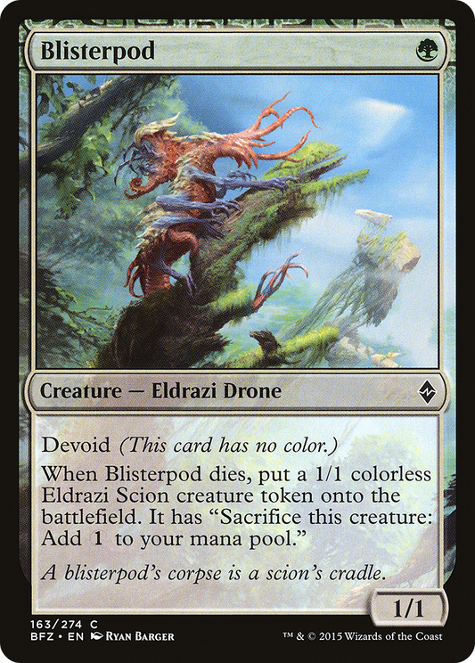 Blisterpod (BFZ-163) - Battle for Zendikar: (devoid) Foil