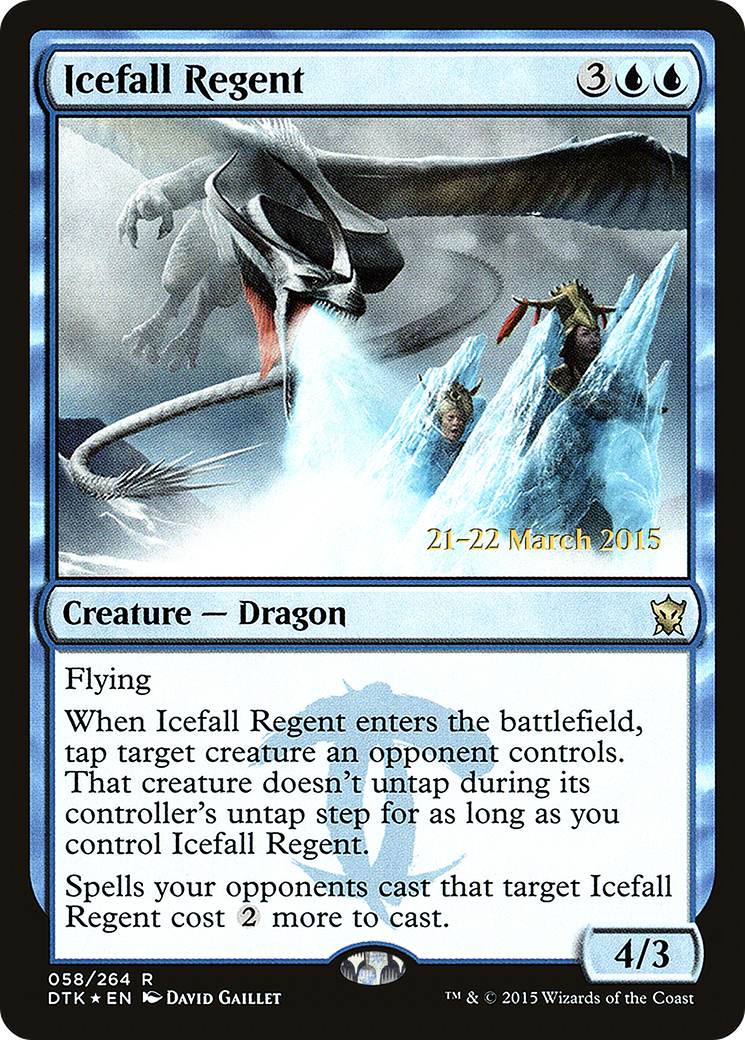 Icefall Regent (PRE-58S) - Dragons of Tarkir Promos (Prerelease) Foil