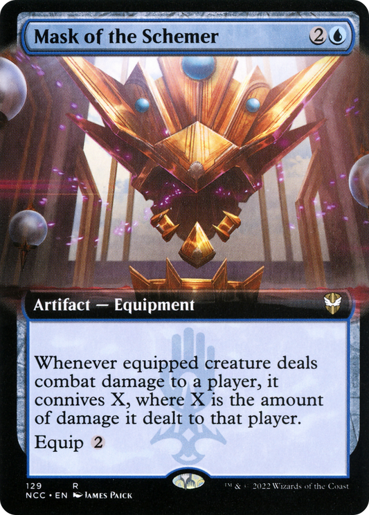 Mask of the Schemer (NCC-129) - New Capenna Commander: (Extended Art)