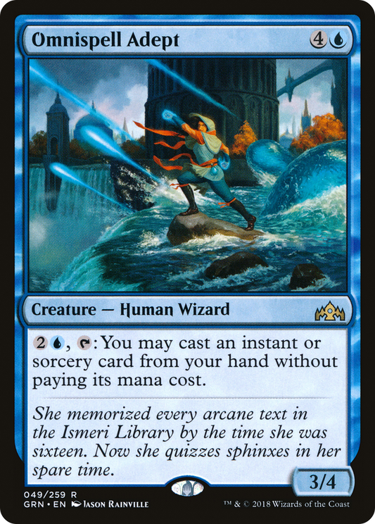 Omnispell Adept (GRN-049) - Guilds of Ravnica Foil