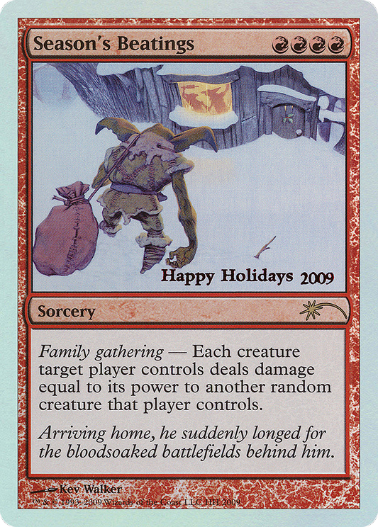 Season's Beatings (HHO-009) - Happy Holidays Foil