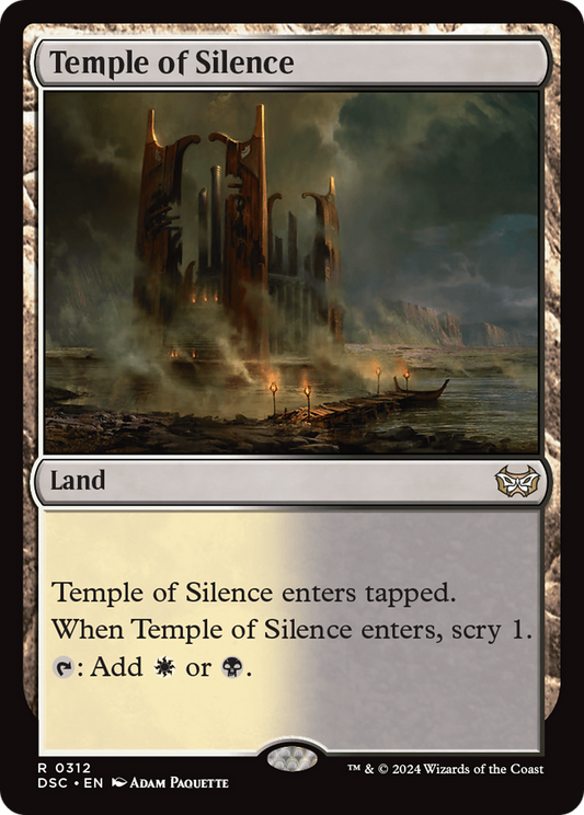 Temple of Silence (DSC-312) - Duskmourn: House of Horror Commander