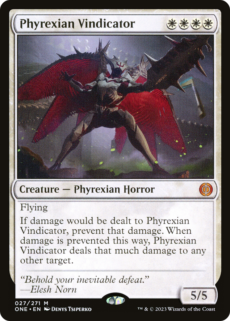 Phyrexian Vindicator (ONE-027) - Phyrexia: All Will Be One